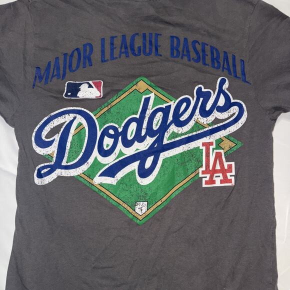Los Angeles Dodgers MLB Mitchell & Ness Nostalgia Gray T-Shirt Men Small K1260 - Picture 8 of 8